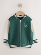 Green Jersey Bomber Jacket (3mths-7yrs)