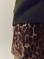 Animal Print Cord Pullon Trousers (3mths-7yrs)