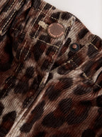 Animal Print Cord Pullon Trousers (3mths-7yrs)
