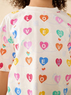 Little Bird Rainbow Slogan Boxy T-Shirts 3 Pack