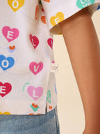 Little Bird Rainbow Slogan Boxy T-Shirts 3 Pack