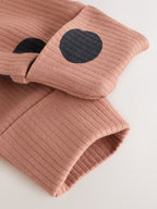 Brown Animal Print Two-Way Zip Baby Sleepsuits 4 Pack (0mths-3yrs)