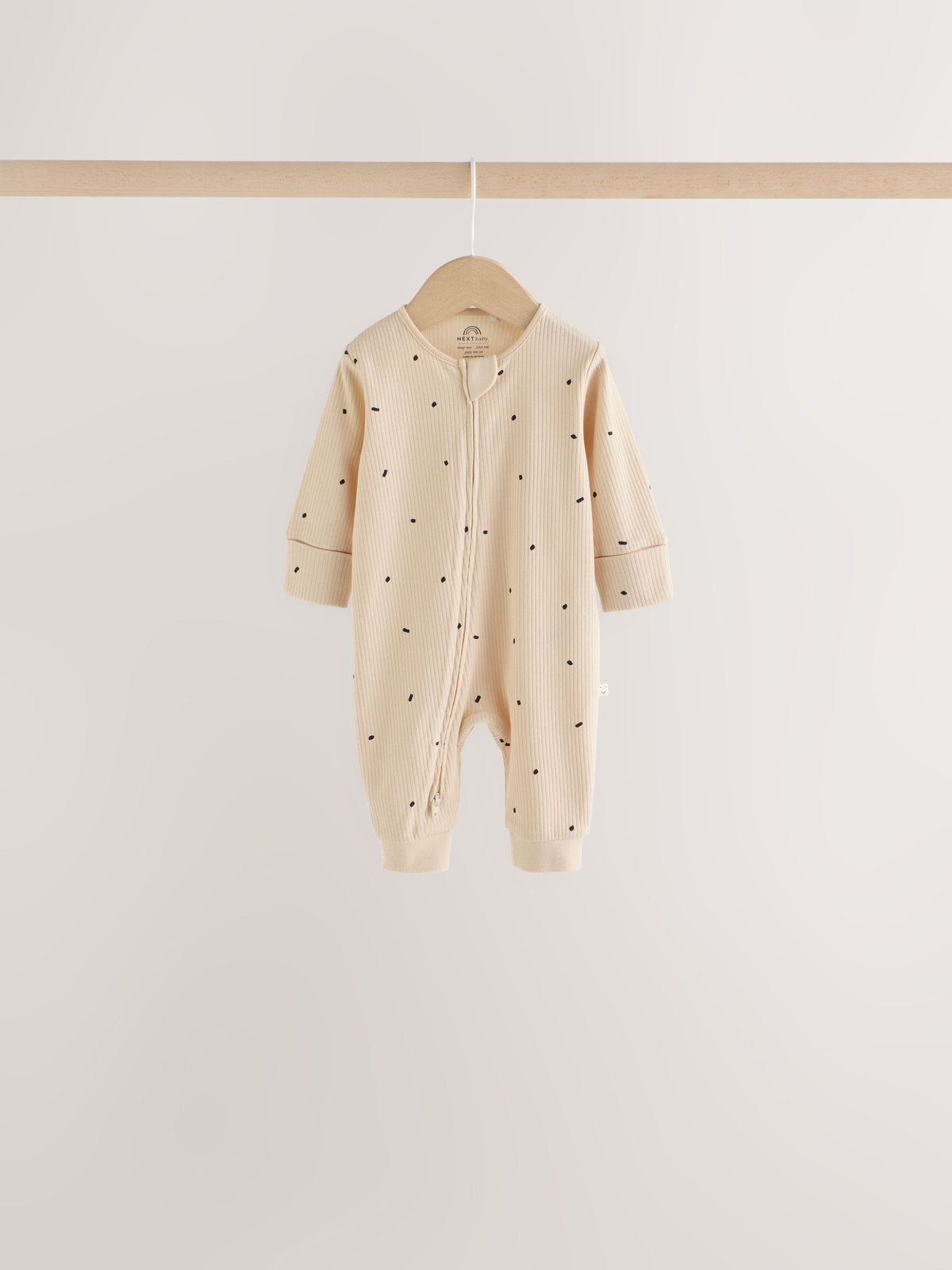 Brown Animal Print Two-Way Zip Baby Sleepsuits 4 Pack (0mths-3yrs)