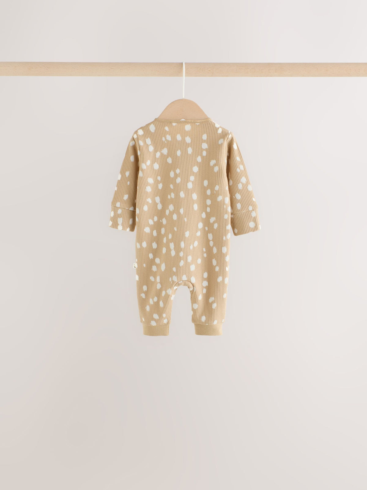 Brown Animal Print Two-Way Zip Baby Sleepsuits 4 Pack (0mths-3yrs)