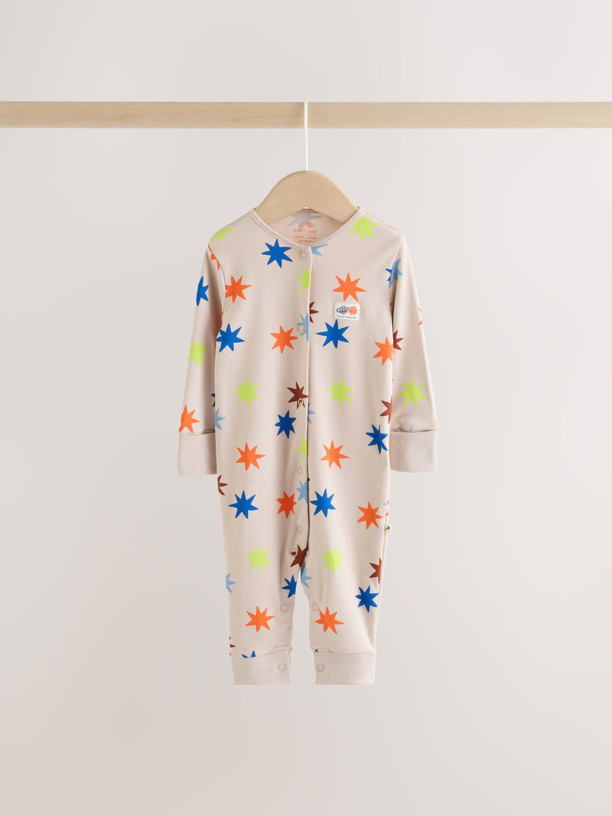 Navy/Yellow Space Two Way Zip Sleepsuits 4 Pack (0mths-3yrs)