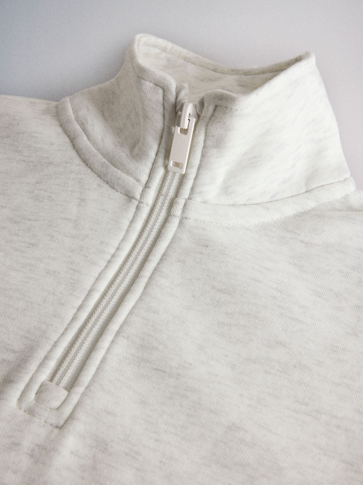 The Set Quarter Zip Neck and Wide Leg Joggers Grey