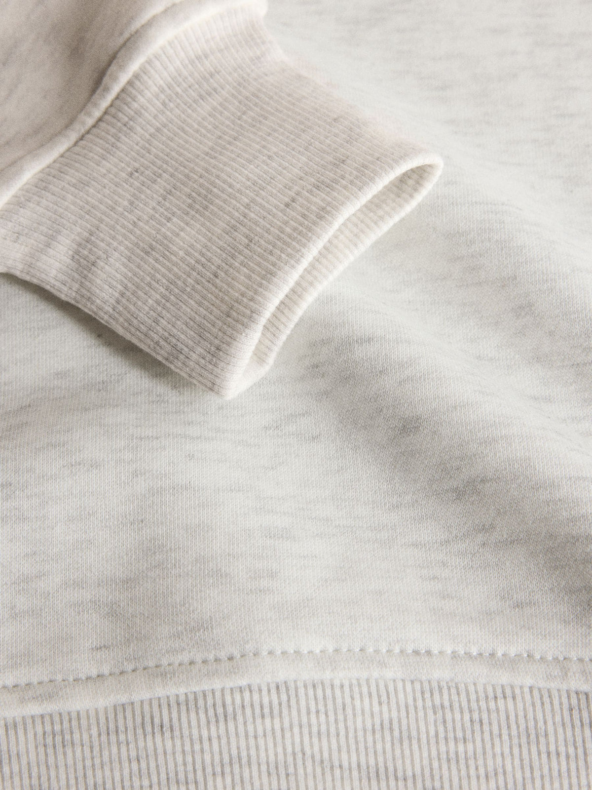 The Set Quarter Zip Neck and Wide Leg Joggers Grey