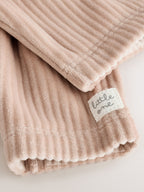 Neutral Fleece Baby Sleepsuits 2 Pack