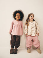 Pink Long Sleeve Blouse and Bloomer Trousers 4 Pack (3mths-7yrs)