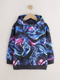 Blue/Black Digi Controller Regular Fit Older Graphic Print Hoodie (3-16yrs)