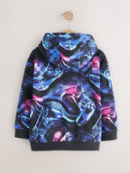 Blue/Black Digi Controller Regular Fit Older Graphic Print Hoodie (3-16yrs)