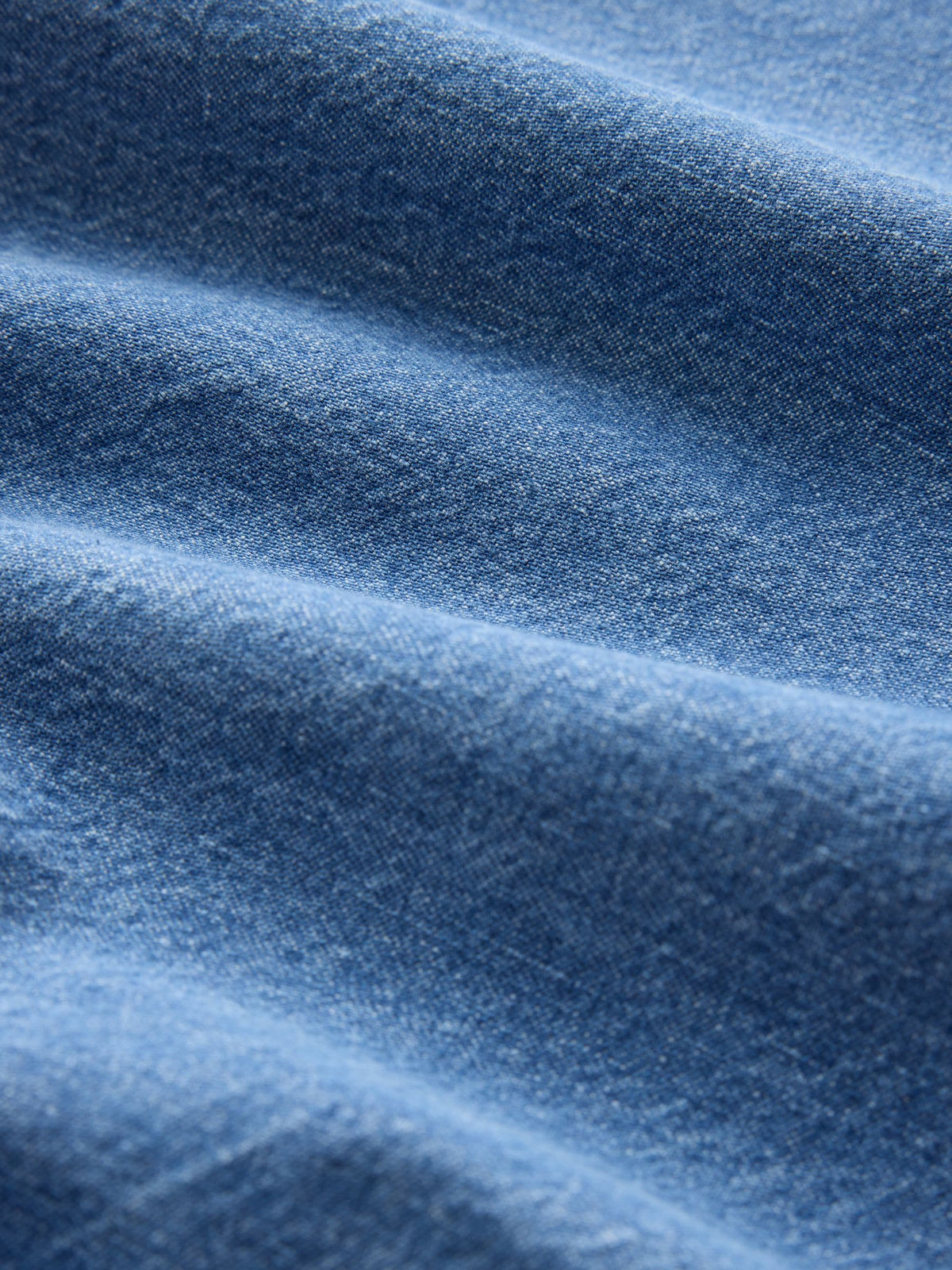 Denim Blue Long Sleeve Embroidered Denim Dress (3mths-10yrs)