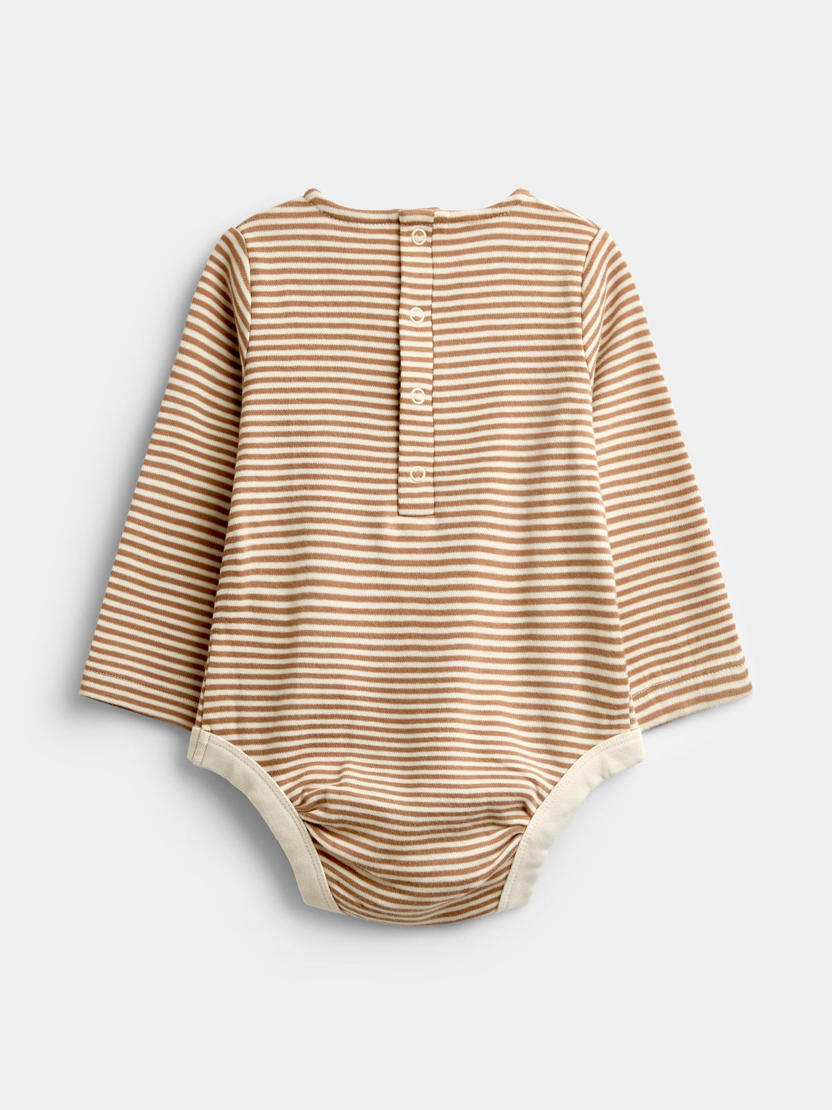 JoJo Maman Bébé Natural Woodland Embroidered Dungaree & Bodysuit Set