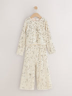 Cream Sequin Top & Legging Set (3-16yrs)