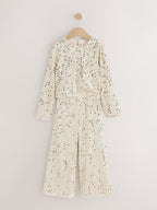 Cream Sequin Top & Legging Set (3-16yrs)