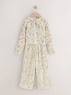 Cream Sequin Top & Legging Set (3-16yrs)
