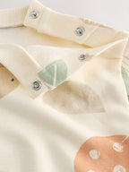 Neutral Autumn Print Sweatshirt and Leggings Baby Set (0mths-2yrs)