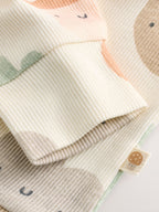 Neutral Autumn Print Sweatshirt and Leggings Baby Set (0mths-2yrs)