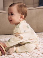Neutral Autumn Print Sweatshirt and Leggings Baby Set (0mths-2yrs)