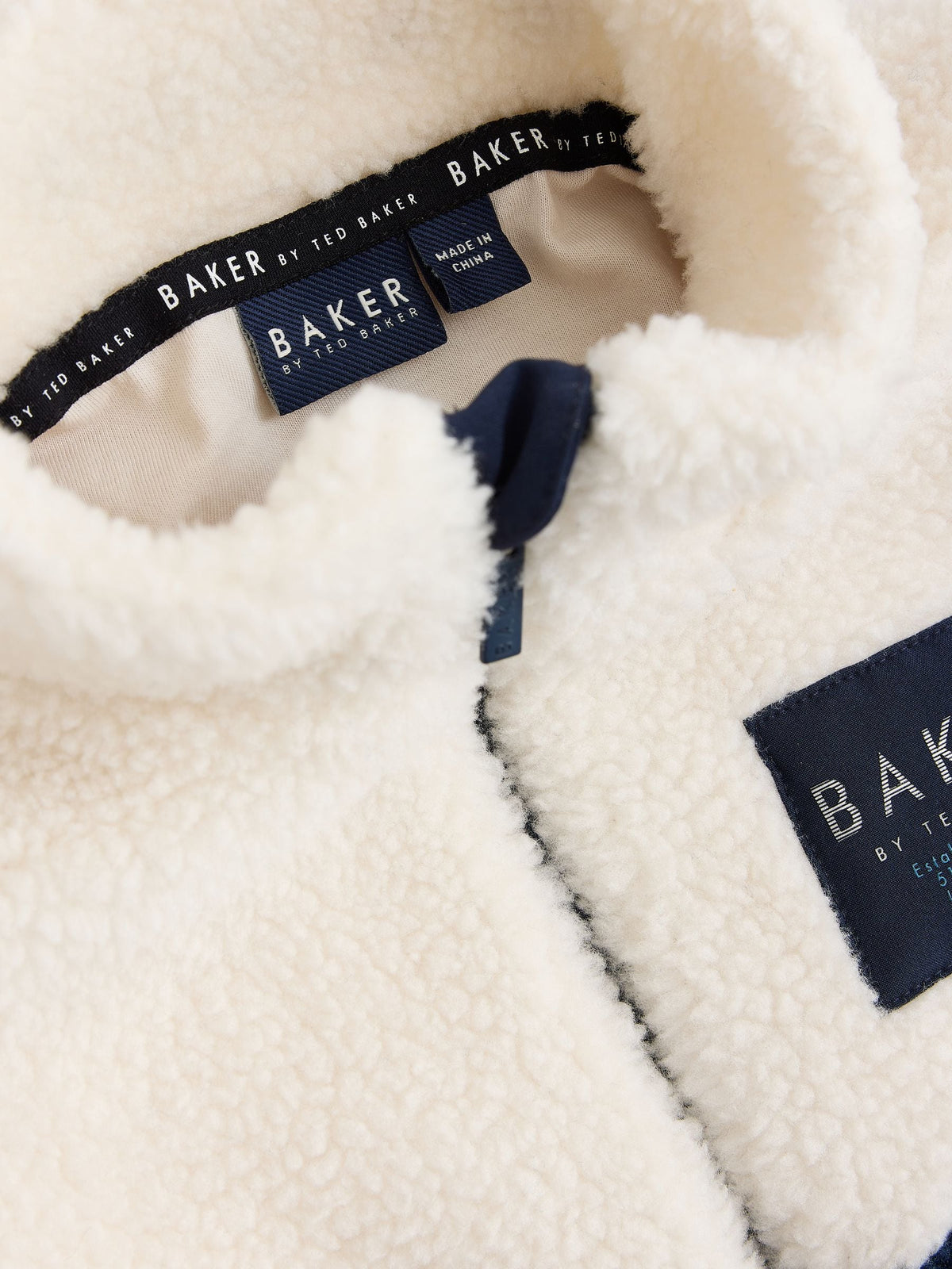 Baker by Ted Baker Brown/Stone/Navy Borg Colourblock All-In-One