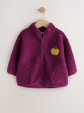 Purple Zip Up Fleece (3mths-7yrs)