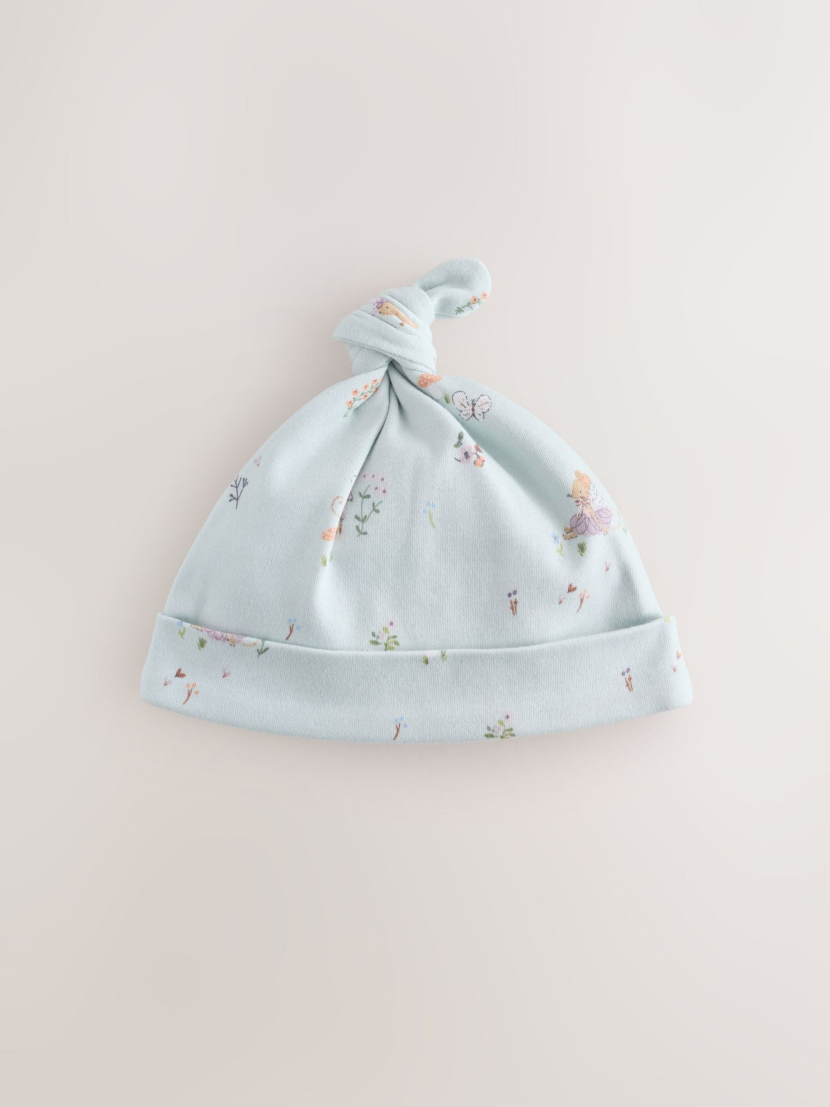 Lilac Fairy Mouse Tie Top Baby Hat 3 Pack (0-12mths)