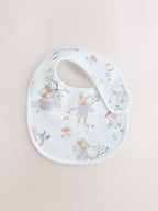 Lilac Fairy Mouse Baby Bibs 5 Pack