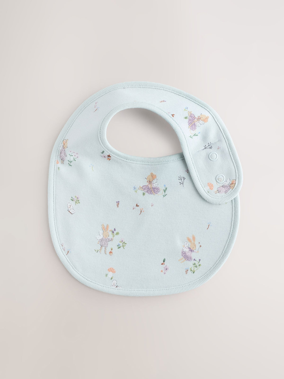 Lilac Fairy Mouse Baby Bibs 5 Pack