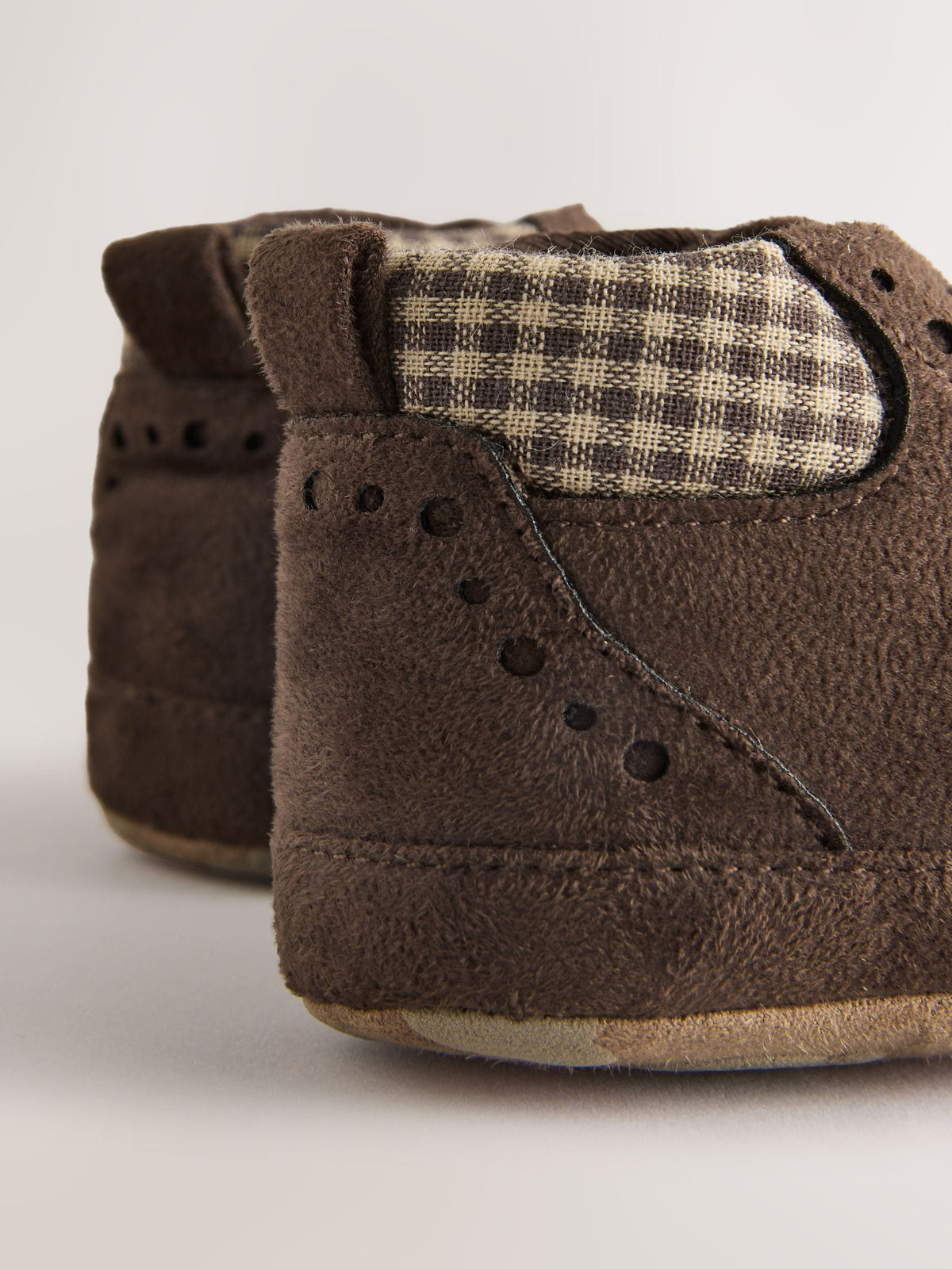 Chocolate Brown Lace Up Baby Boots (0-24mths)