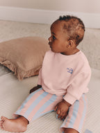 Pink Milk Club Baby Sweat Top And Wide Leg Joggers Set 2 Piece (0mths-2yrs)