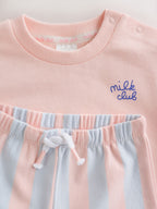 Pink Milk Club Baby Sweat Top And Wide Leg Joggers Set 2 Piece (0mths-2yrs)