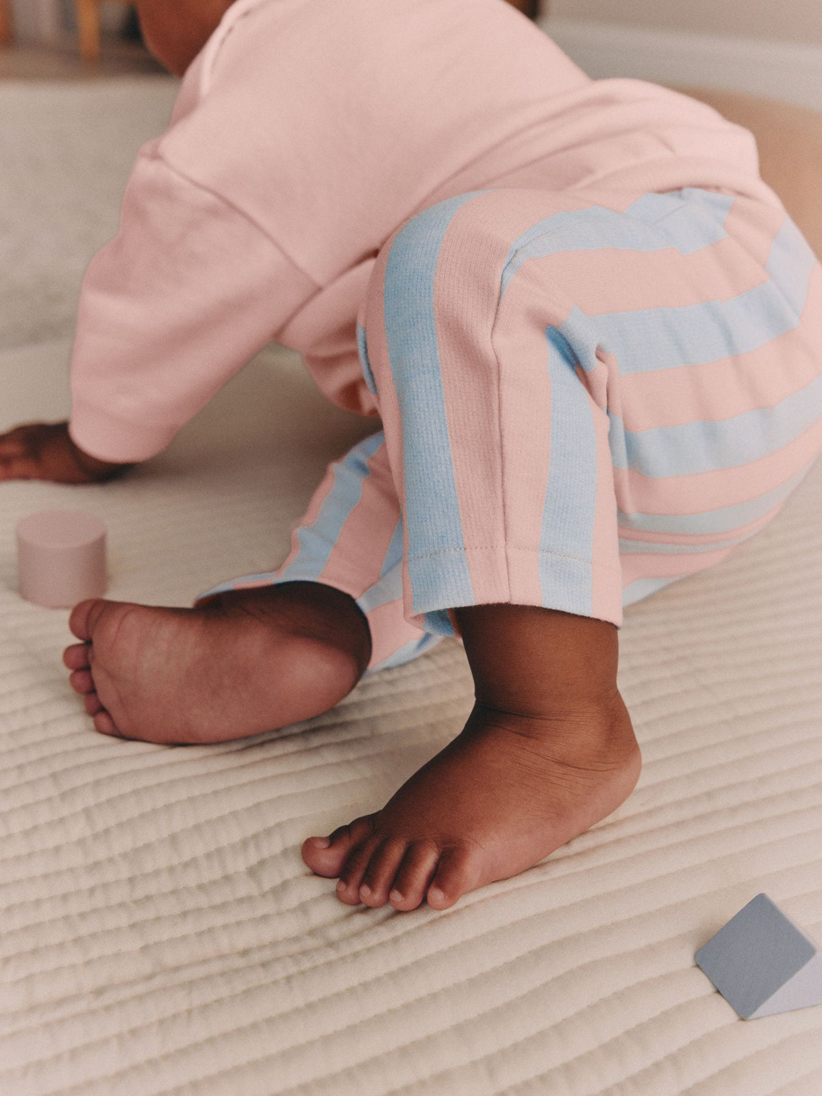 Pink Milk Club Baby Sweat Top And Wide Leg Joggers Set 2 Piece (0mths-2yrs)