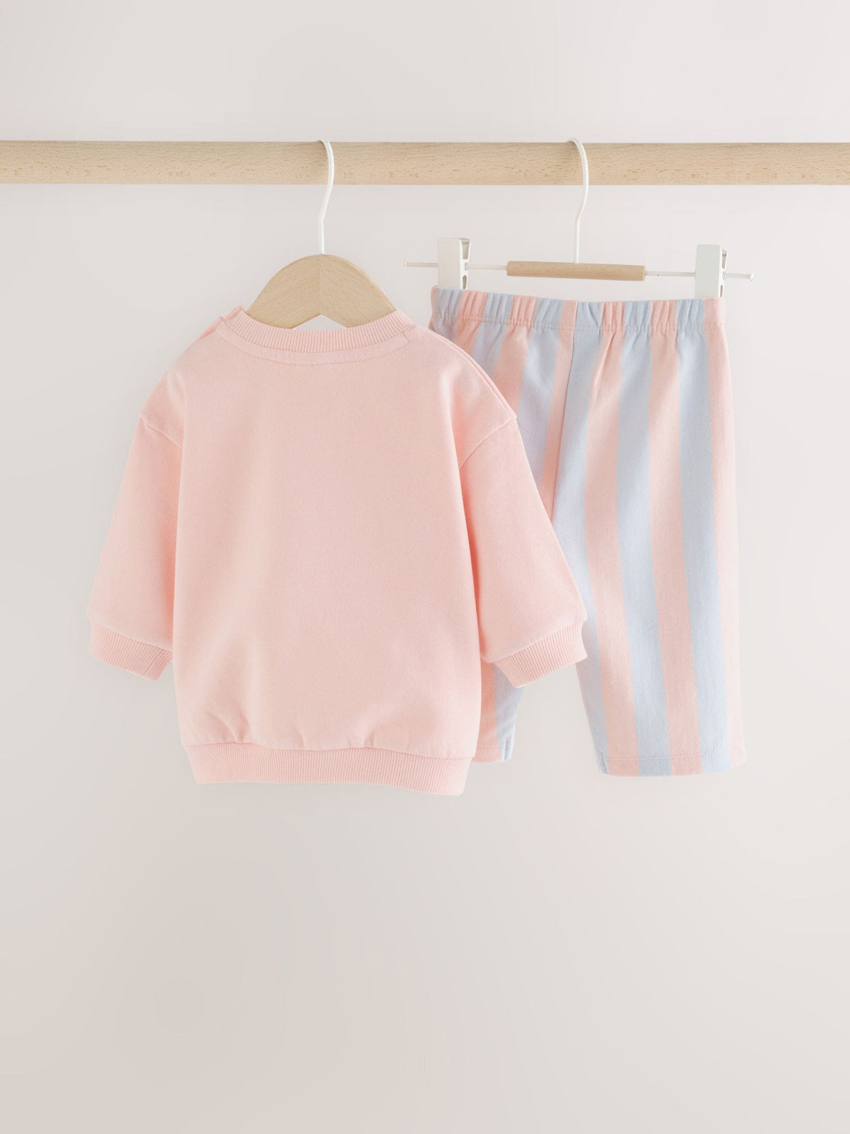 Pink Milk Club Baby Sweat Top And Wide Leg Joggers Set 2 Piece (0mths-2yrs)