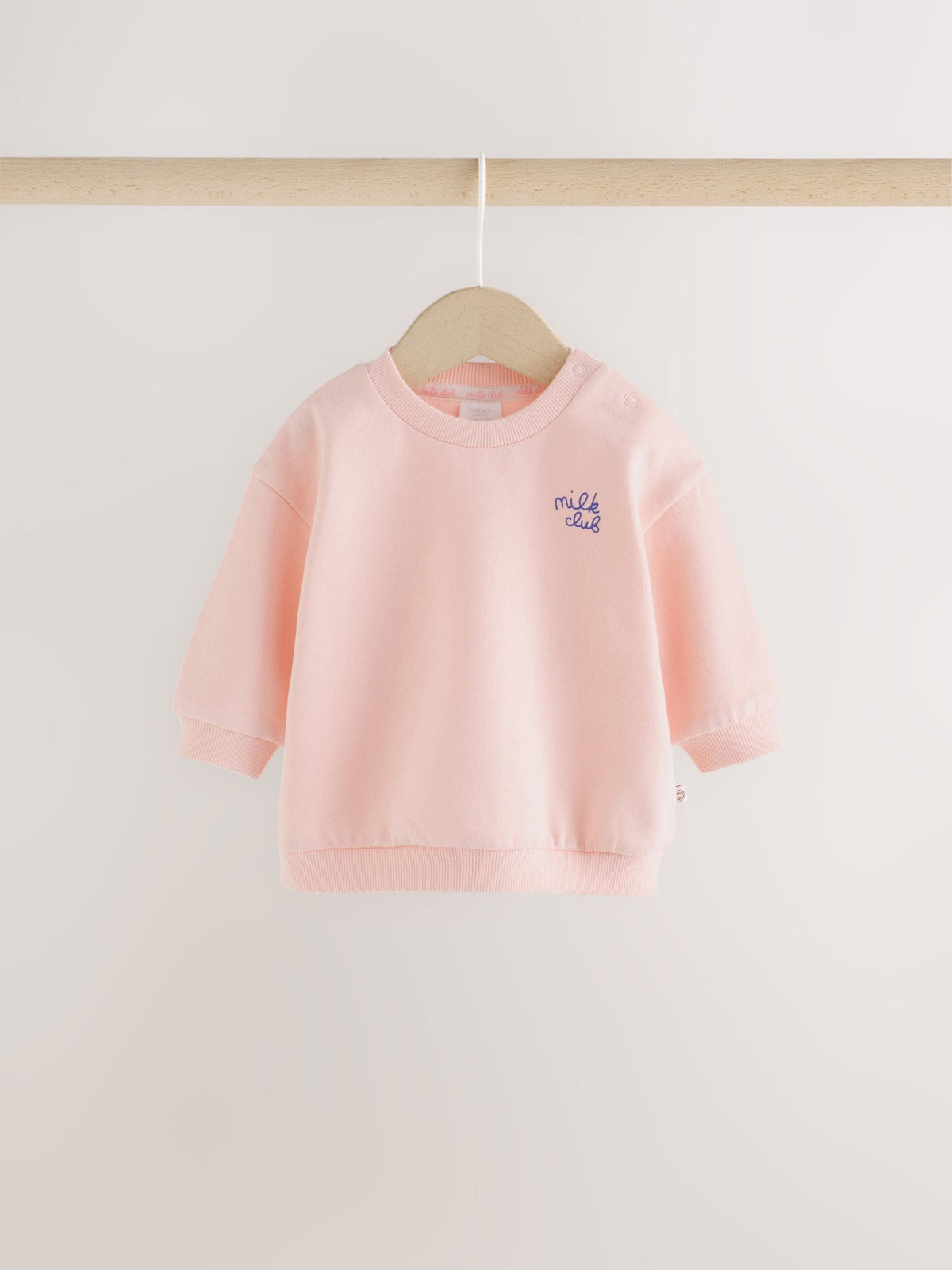 Pink Milk Club Baby Sweat Top And Wide Leg Joggers Set 2 Piece (0mths-2yrs)