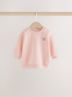 Pink Milk Club Baby Sweat Top And Wide Leg Joggers Set 2 Piece (0mths-2yrs)