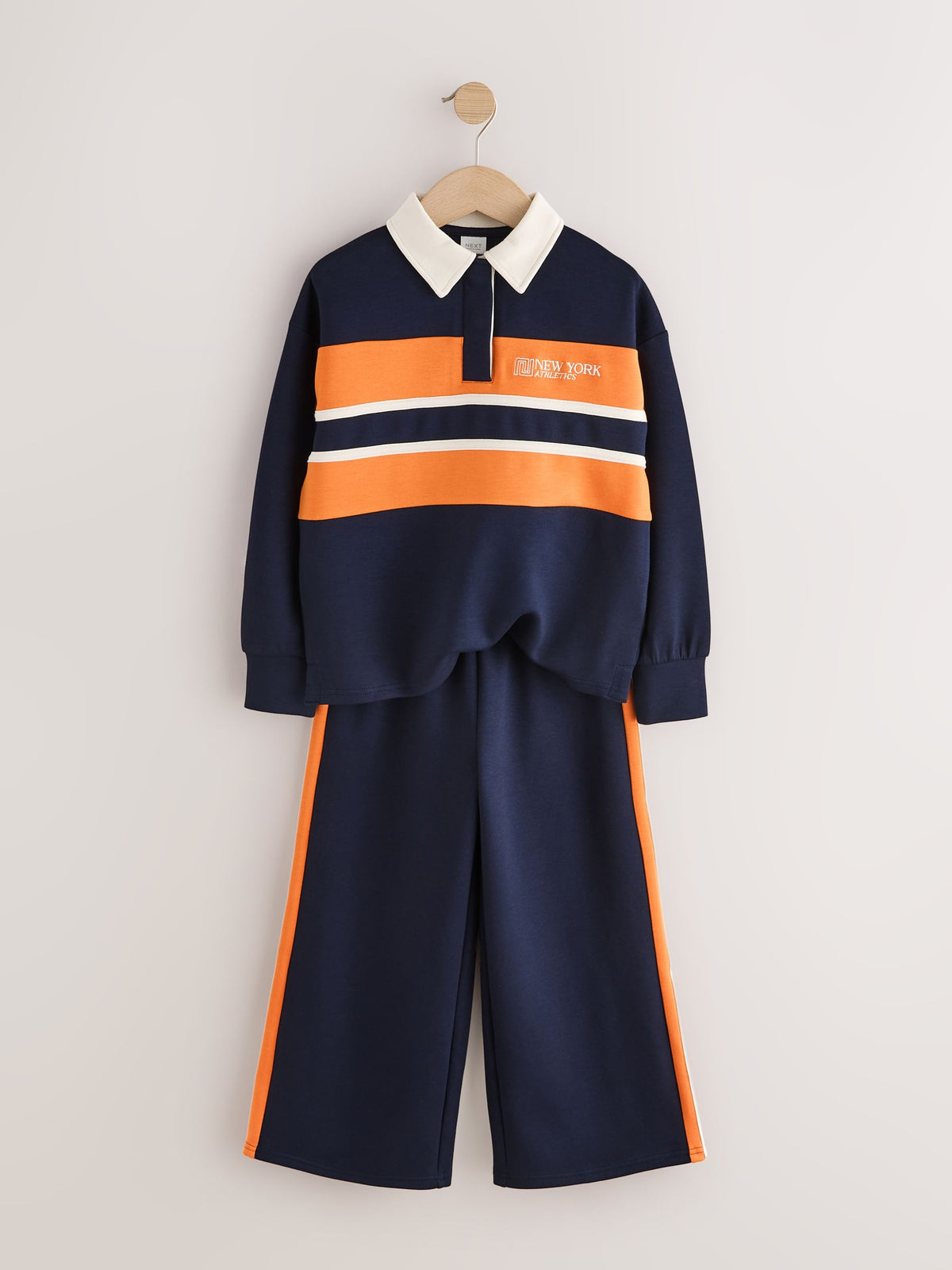 Navy Rugby Top And Joggers Set (3-16yrs)