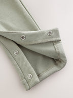 Baker by Ted Baker Green 2 Piece Dungaree and Stripe T-Shirts Set
