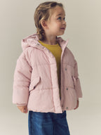 Light Pink Shower Resistant Padded Coat (6mths-7yrs)