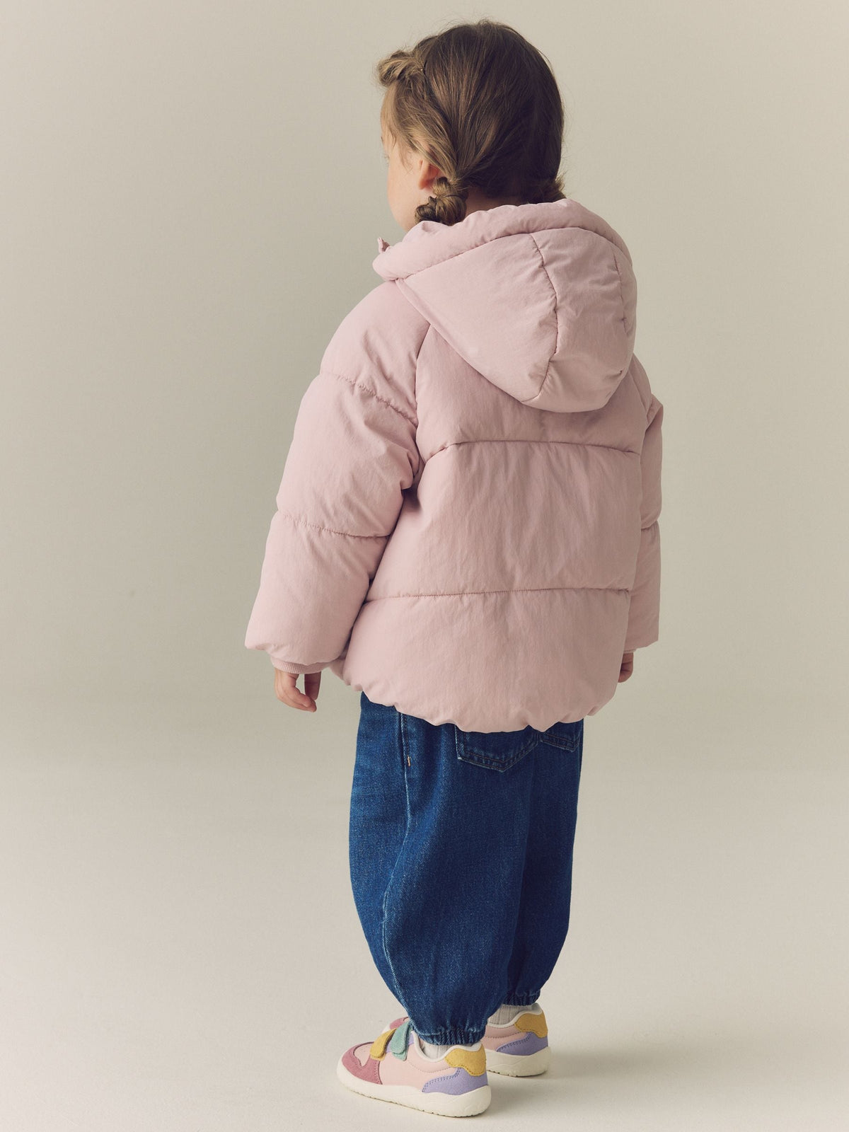 Light Pink Shower Resistant Padded Coat (6mths-7yrs)