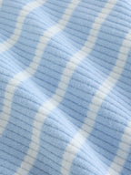 Blue 'Little Brother' Jersey Baby Romper