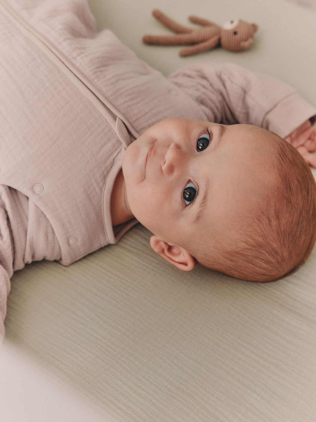 Mink 2.5 TOG Removable Sleeve Muslin Baby Sleep Bag