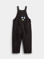 JoJo Maman Bébé Grey Snack Cord Dungaree & Top Set