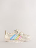 Little Bird Gold Younger Metallic Rainbow Trainers