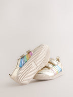 Little Bird Gold Younger Metallic Rainbow Trainers
