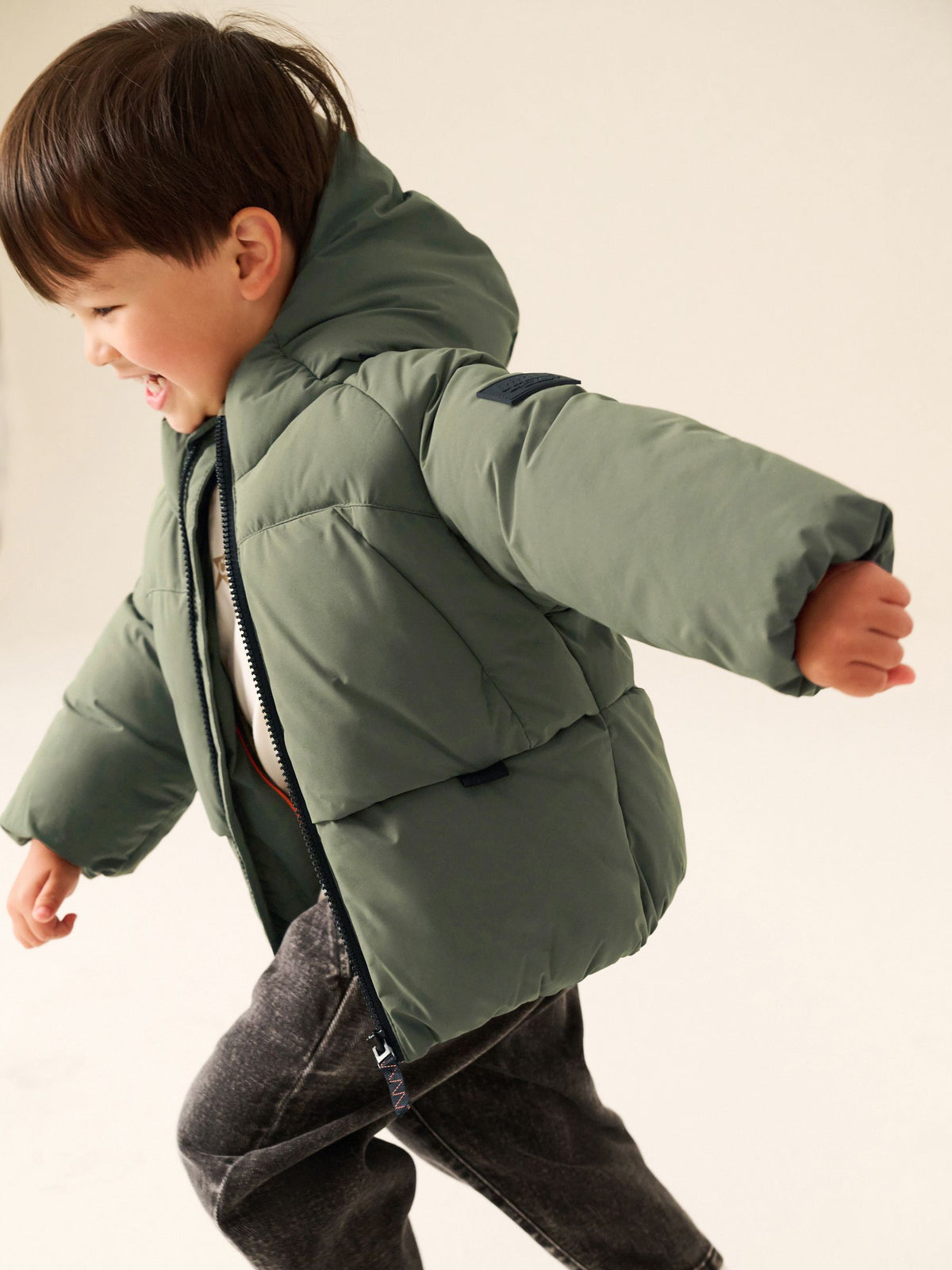 Khaki Green Padded Coat (6mths-7yrs)