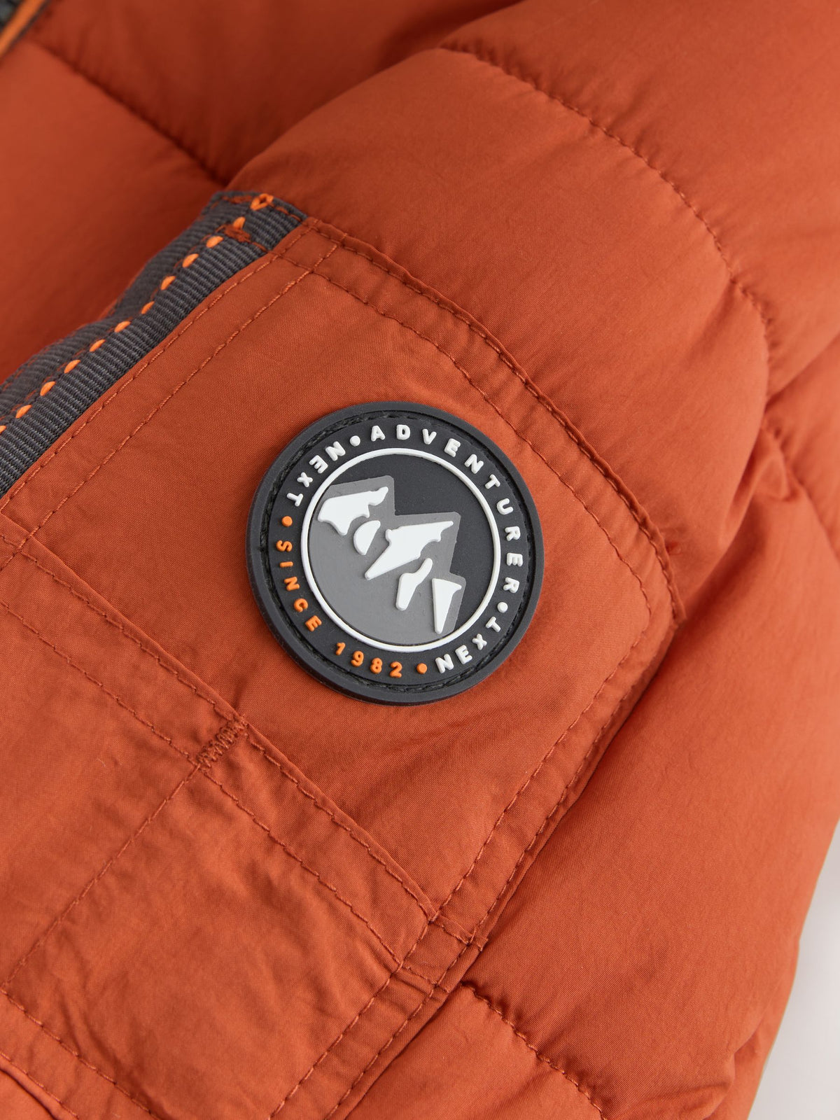 Orange Borg Lined Padded Coat (6mths-7yrs)