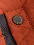 Orange Borg Lined Padded Coat (6mths-7yrs)