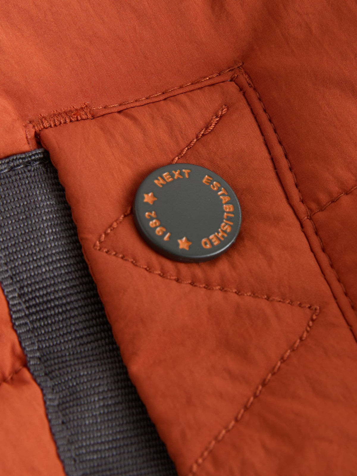 Orange Borg Lined Padded Coat (6mths-7yrs)