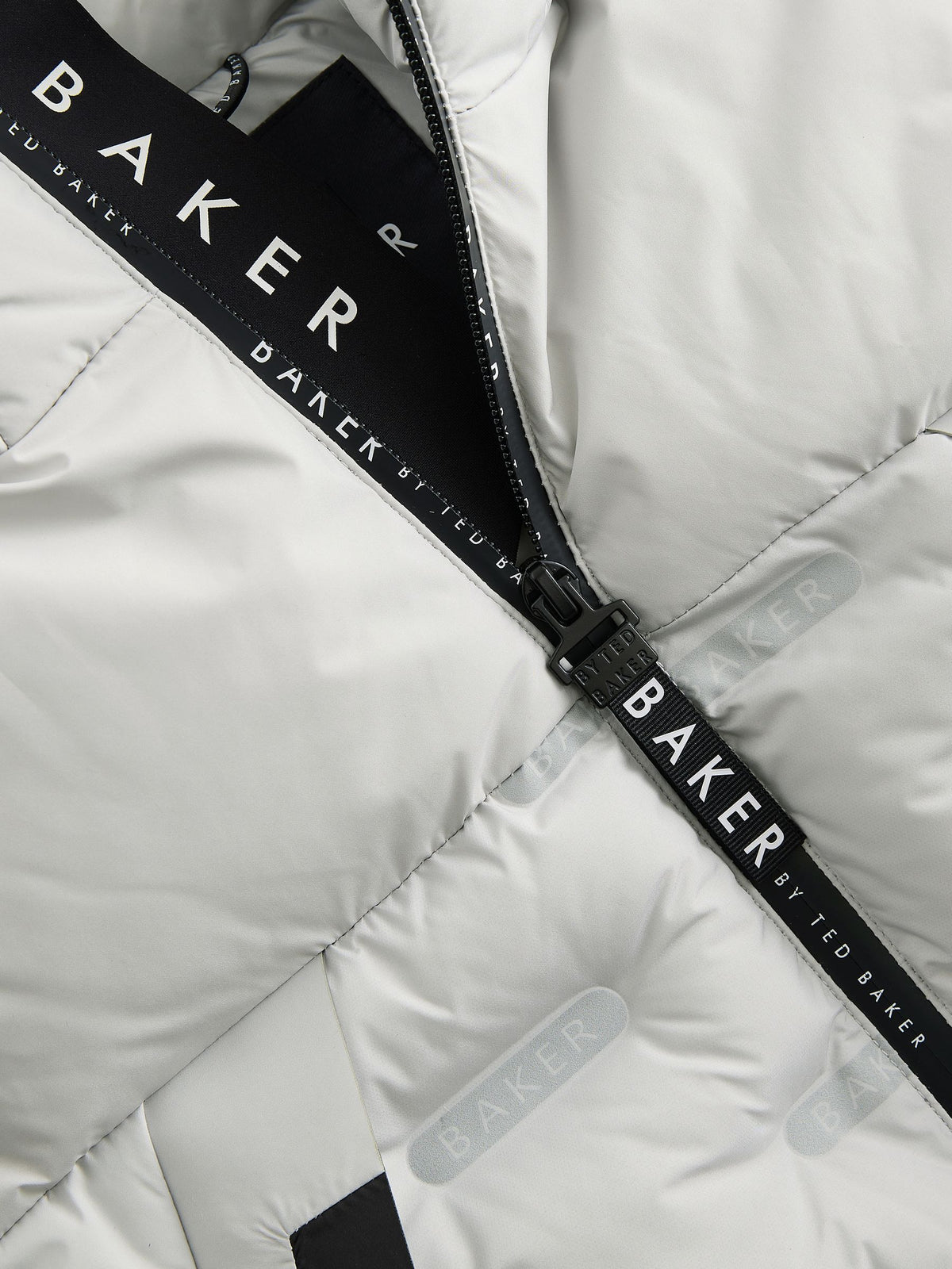 Baker by Ted Baker Grey Shower Resistant Heatseal Coat