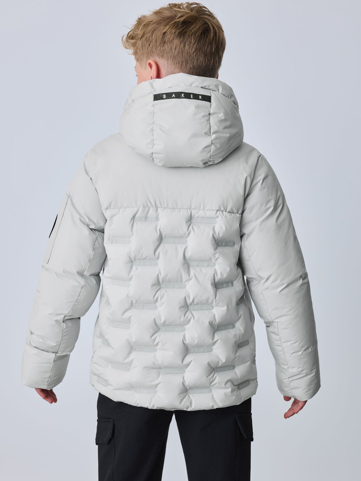 Baker by Ted Baker Grey Shower Resistant Heatseal Coat